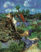 Vincent Van Gogh Houses in Auvers oil on canvas
